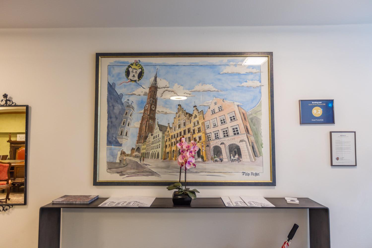 Hotel Freischuetz Ландсхут Екстериор снимка